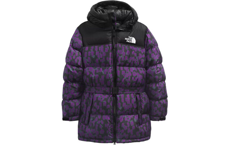 

Пуховик женский фиолетовый The North Face