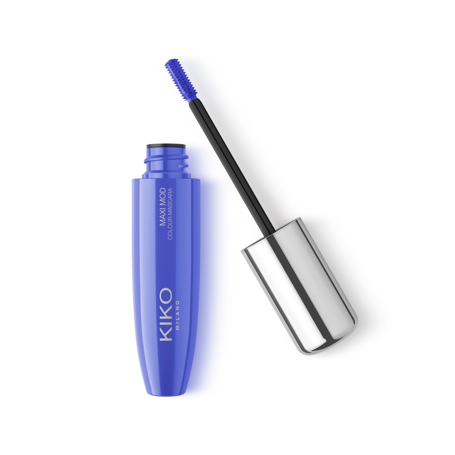 

Тушь для ресниц maxi mod colour Kiko Milano, 01 electric blue, объем 12 мл