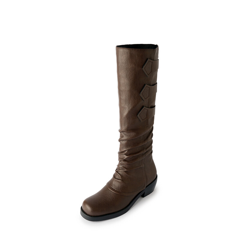 

Сапоги женские Pwpj, цвет Dark brown high-top