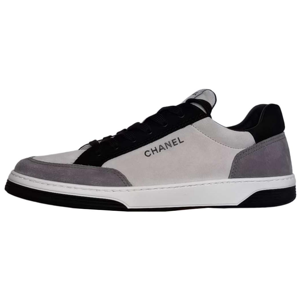 

Низкие мужские кроссовки для скейтбординга, серые CHANEL, Gray