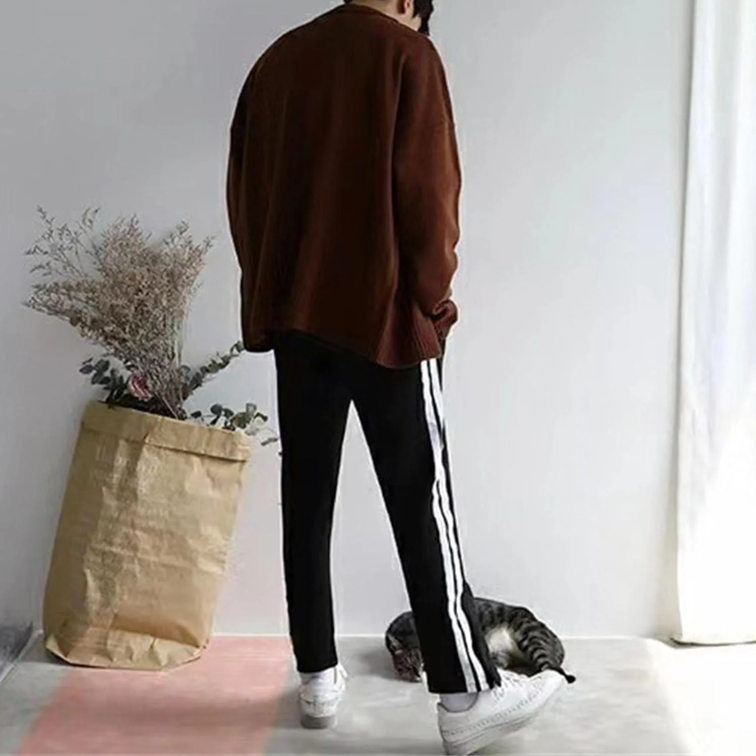 Мужской кардиган V-образным вырезом Slim Fit — фото 4