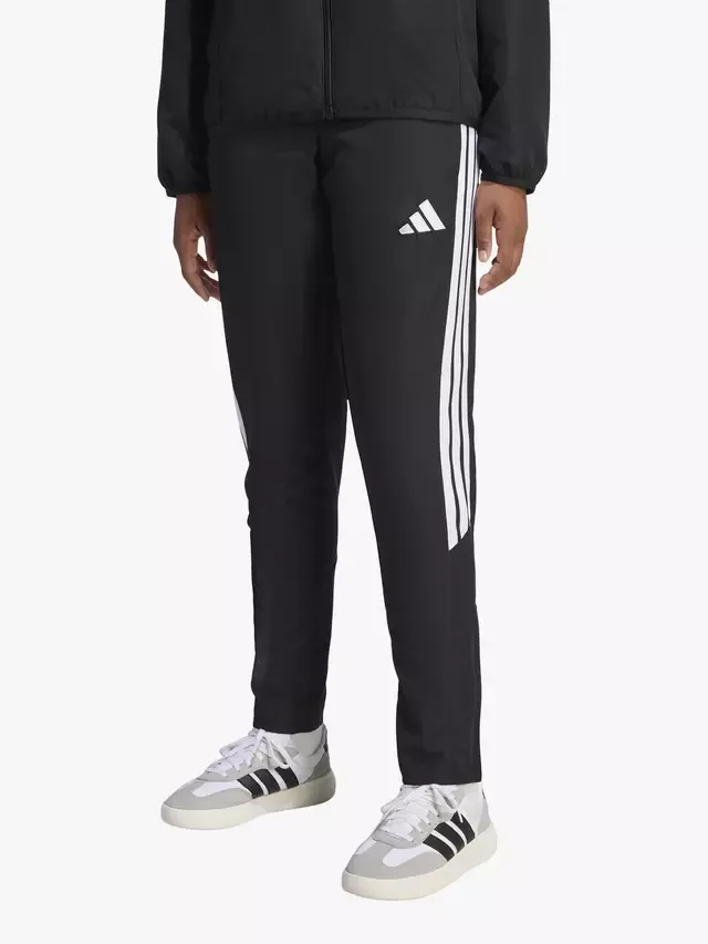 Детские презентационные брюки Tiro26 League, черно-белые adidas