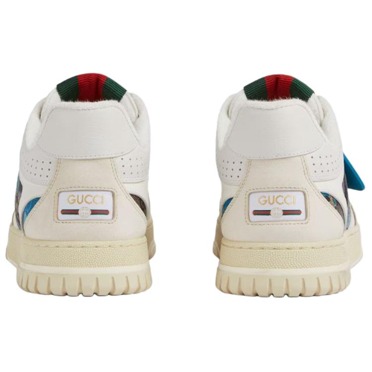 Кроссовки для скейтбординга Re Web Low Top мужские белые GUCCI, Original Shoe Box Included — фото 4