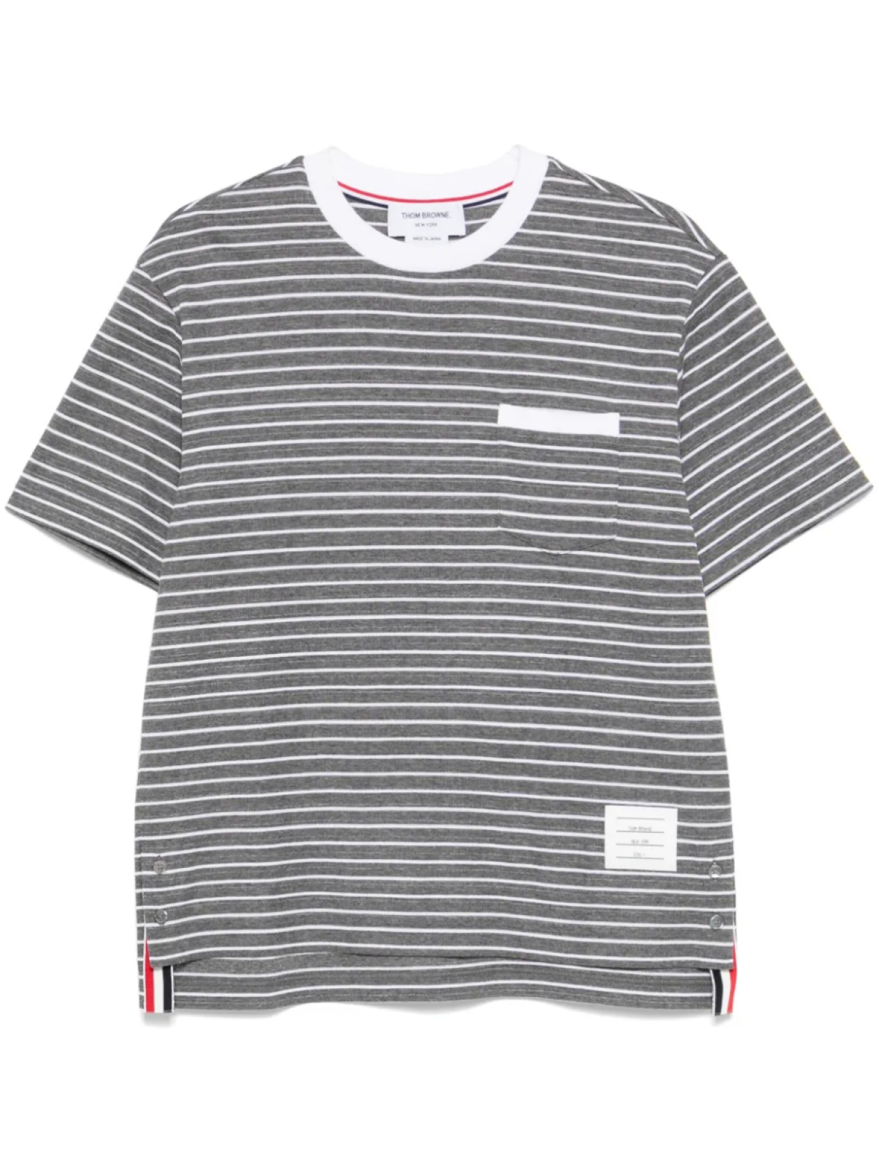 

Thom Browne футболка с короткими рукавами, серый