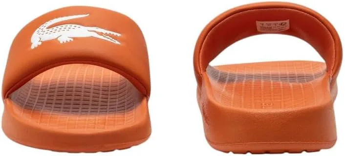 Мужские сандалии Lacoste Serve Slide 1.0, оранжевый/белый — фото 2