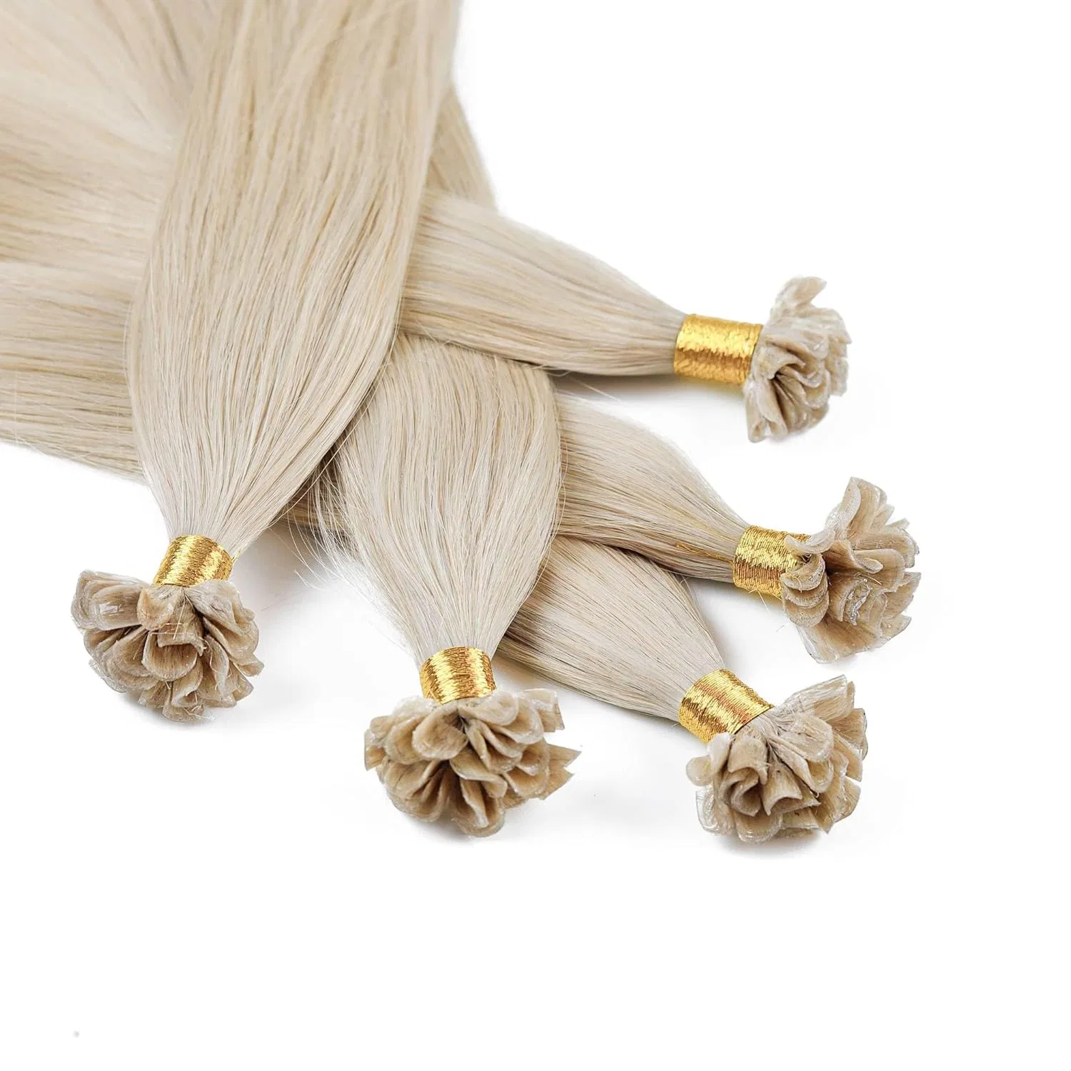 Наращивание волос hair2heart Bonding Extensions прямые 60 см Hair2Heart, Light Blonde Ash