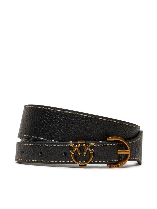 

Ремень PINKO Tamboril H3.5 Belt . 20242 PLT01 103801.A158, черный