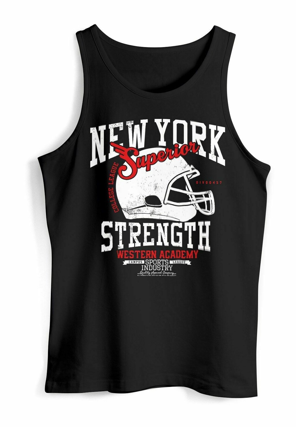 

Топ TANK-NEW YORK SUPERIOR FOOTBALL HELMET MUSKEL MU Neverless, черный