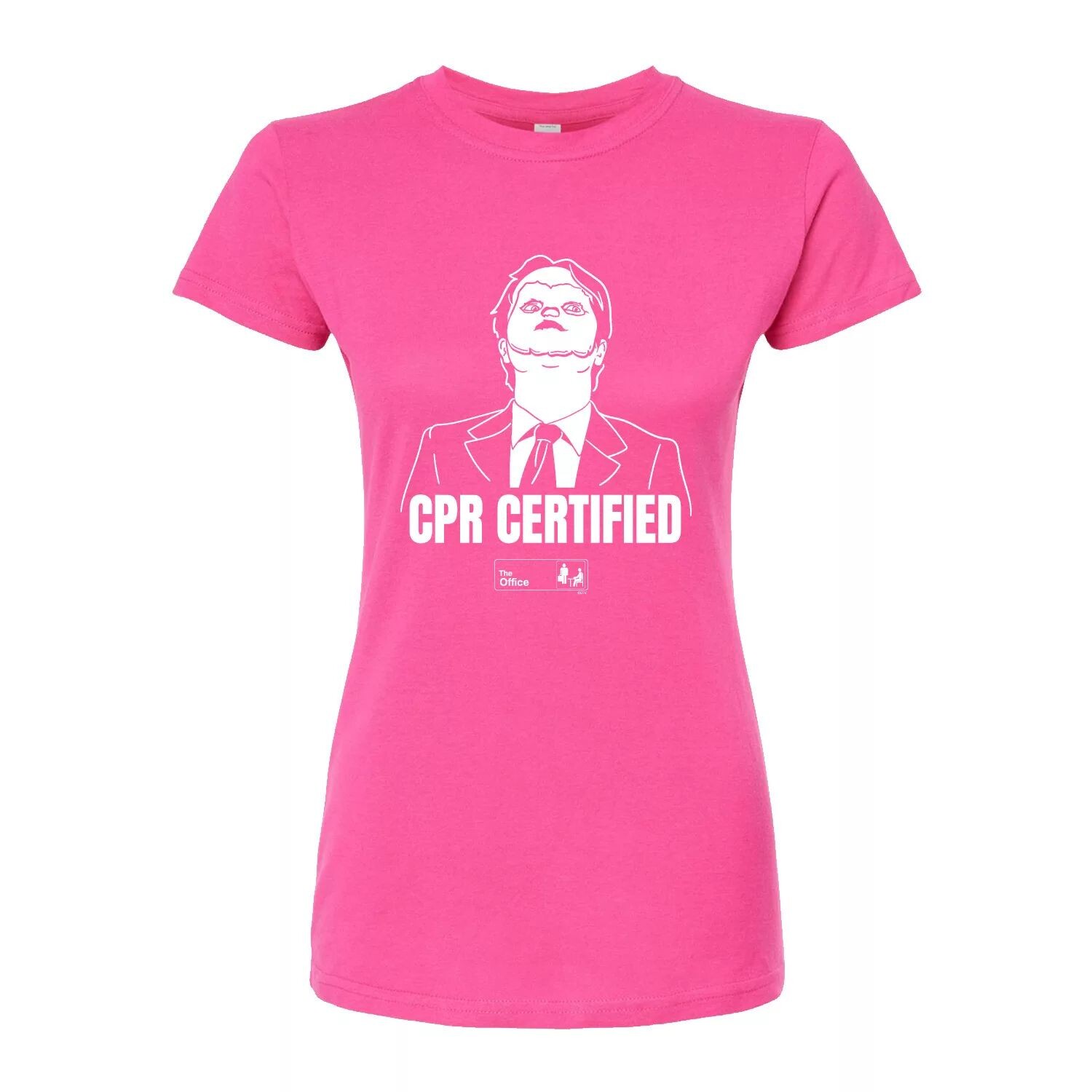 

Облегающая футболка The Office CPR для юниоров Licensed Character, розовый