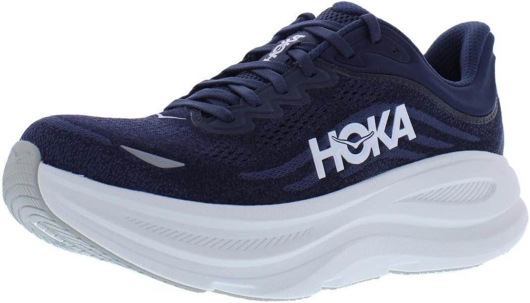 Мужские кроссовки Hoka Bondi 9, белый/синий/темно-синий