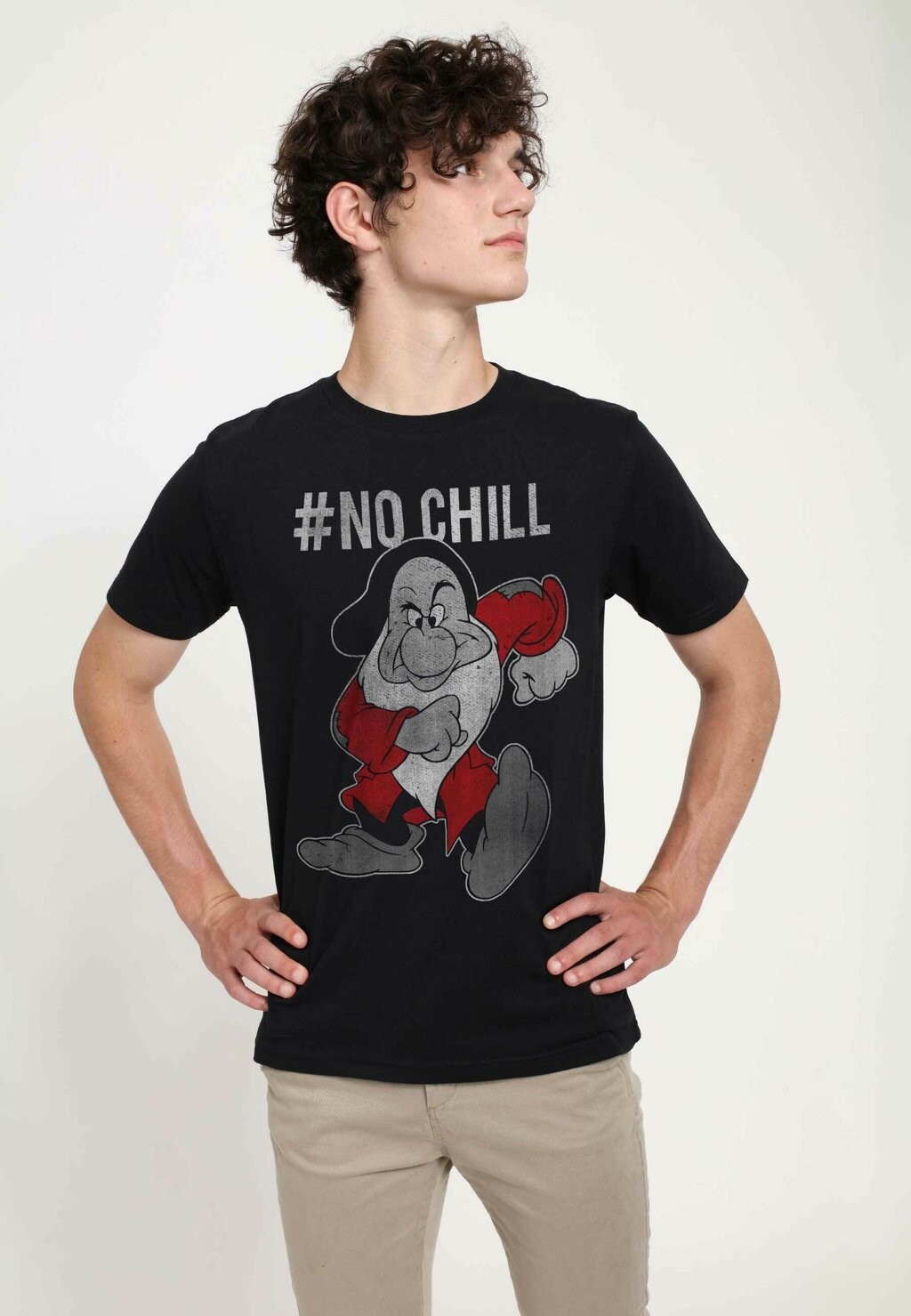 

Футболка с принтом SNOW WHITE CHILL NOT UNISEX Henry Tiger, черный