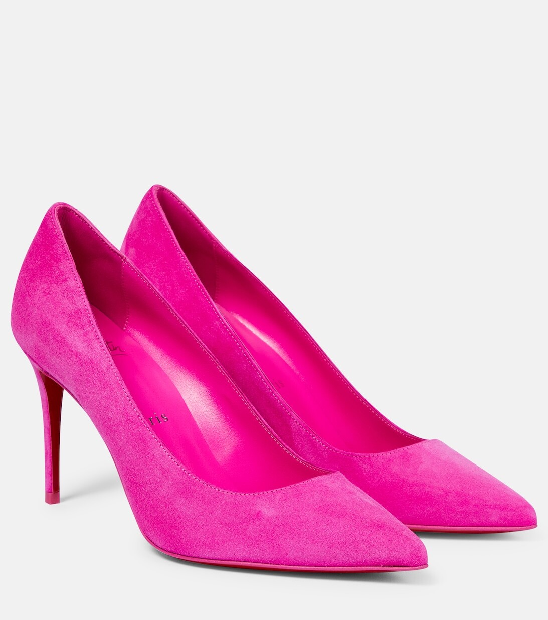 Замшевые туфли Kate Christian Louboutin, розовый