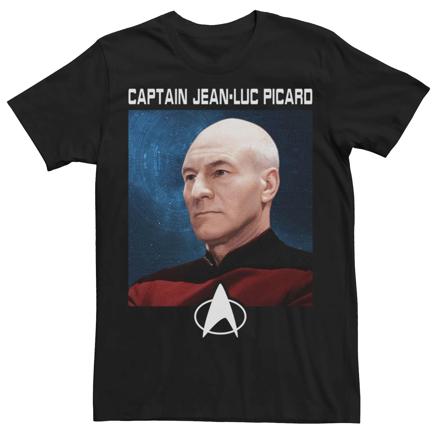 

Мужская футболка Star Trek The Next Generation Captain Picard Licensed Character