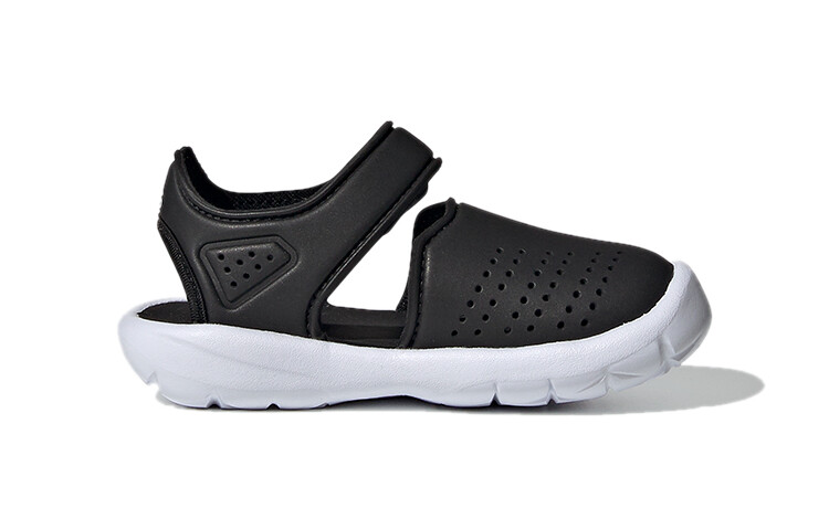 Кроссовки adidas Fortaswim Toddler Shoes TD Low-top Black/white — фото 2