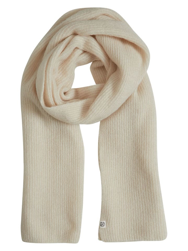 

MOSS COPENHAGEN Шарф "Надежда" кремового цвета