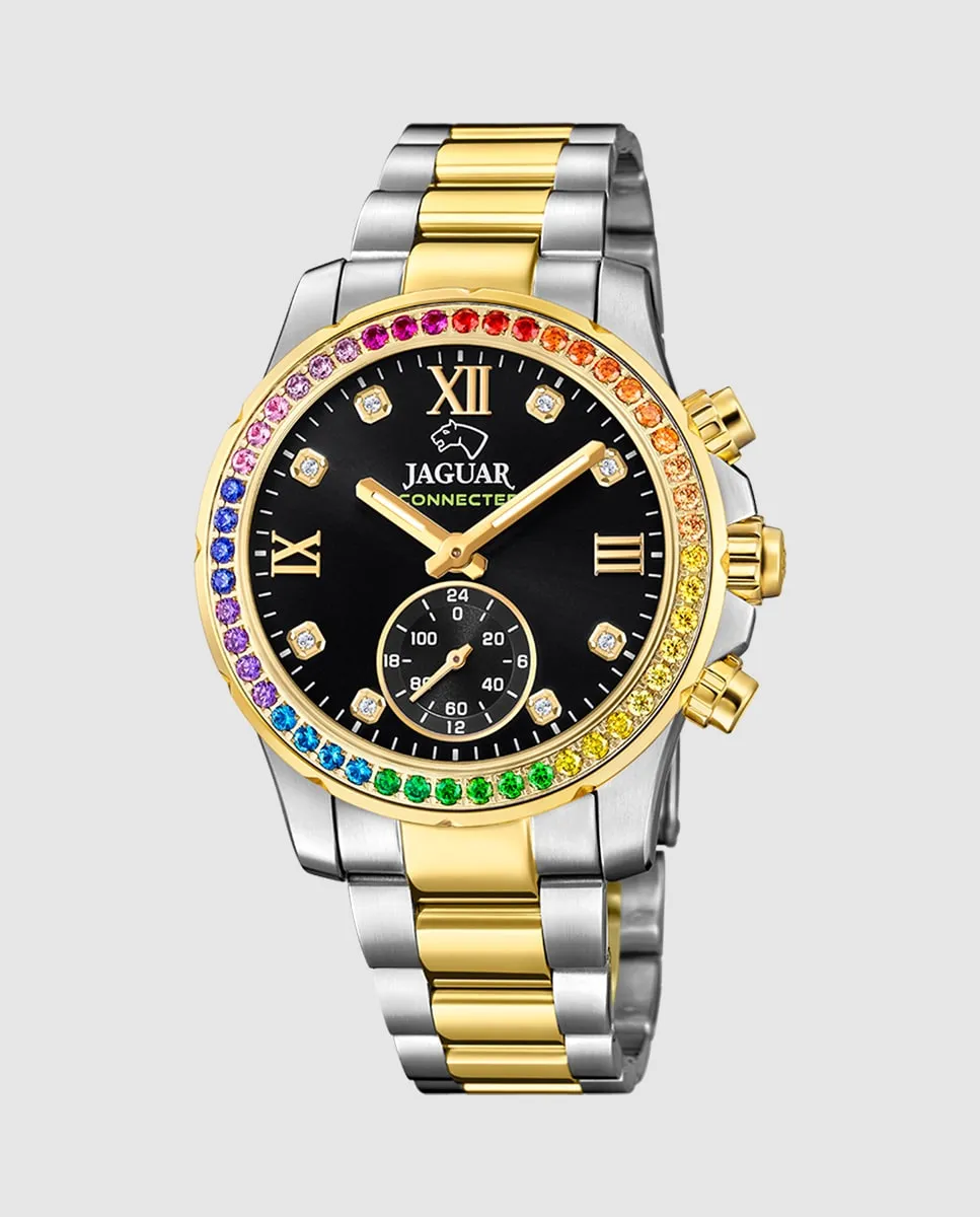 

Женские часы J982/5 Connected Lady из разноцветной стали Jaguar, мультиколор