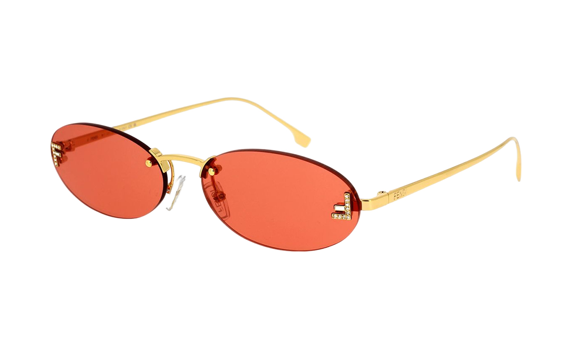 

FENDI Солнцезащитные очки женские золотые, Gold