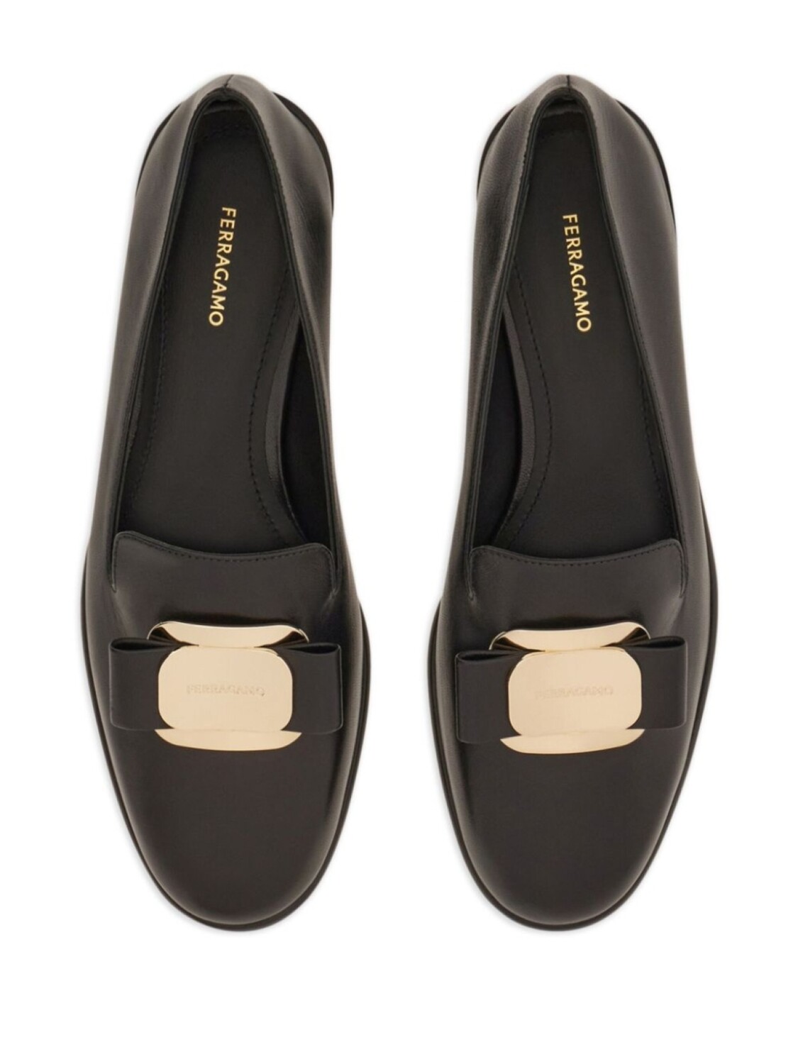 Лоферы New Vara Ferragamo, черный — фото 4