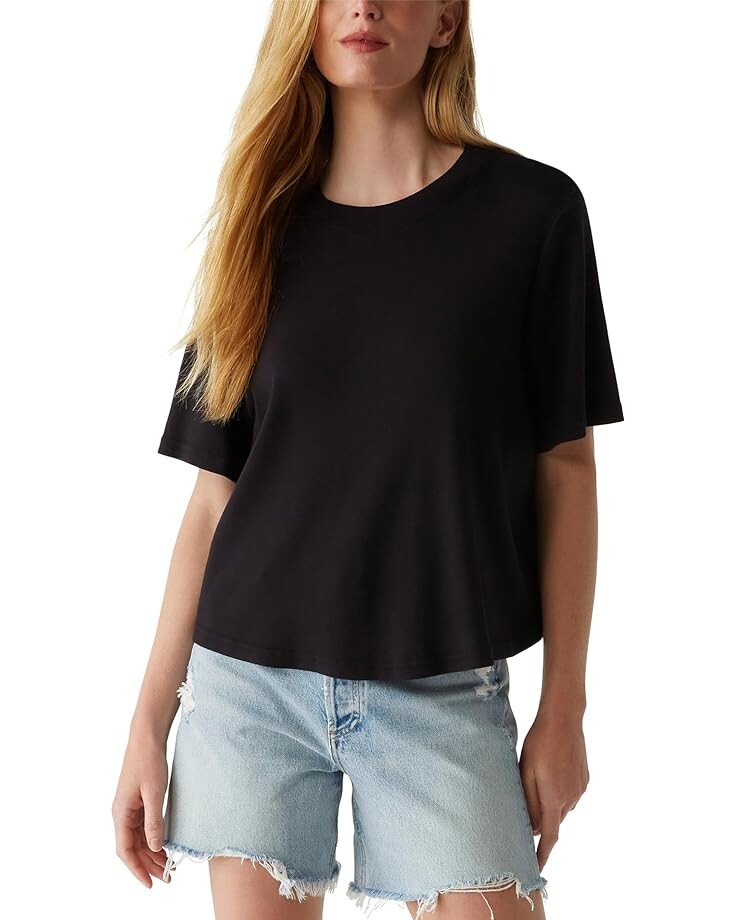 

Футболка Michael Stars Kona Generous Crew Neck Tee, черный