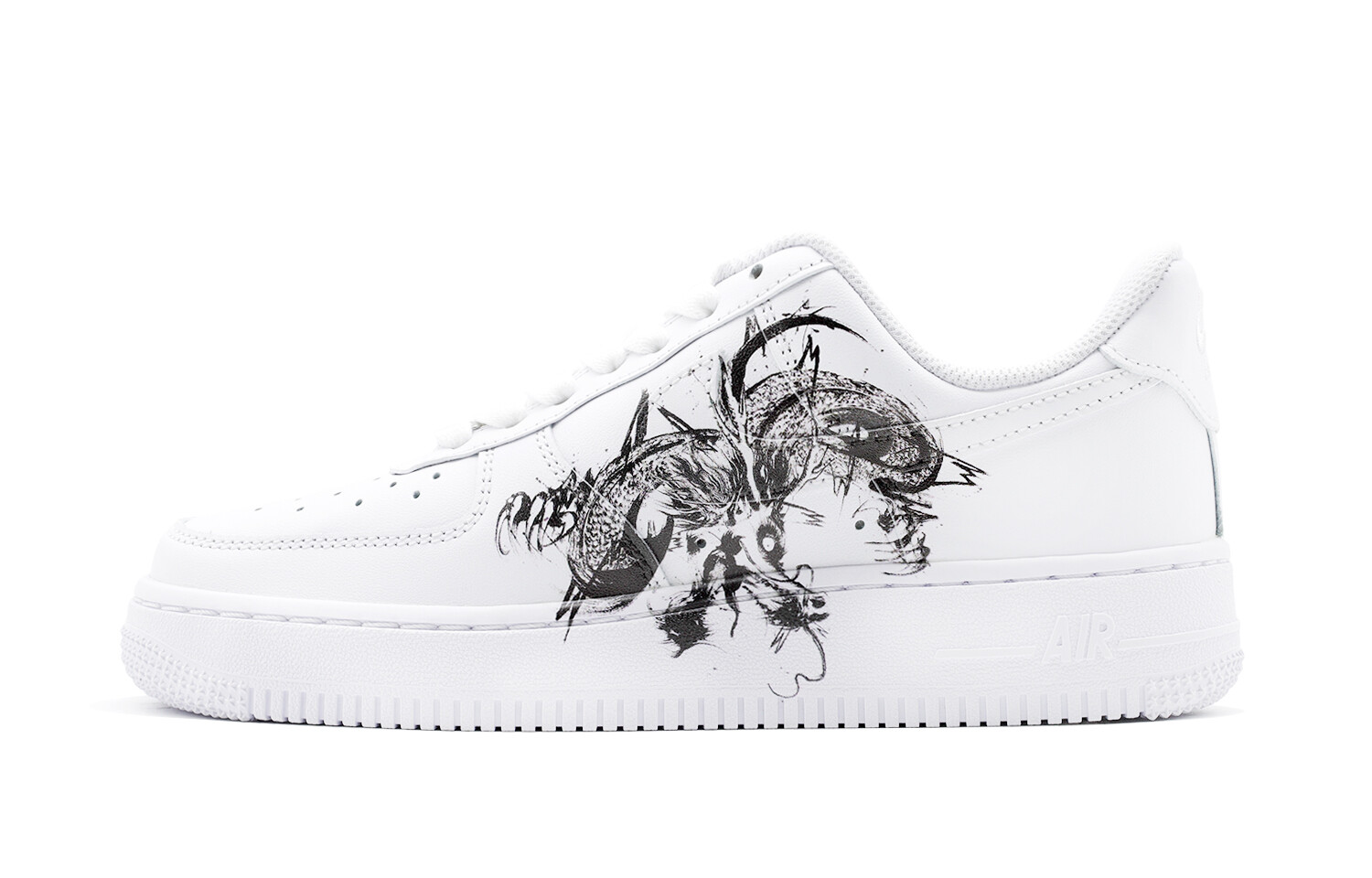 

Мужские кроссовки для скейтбординга Nike Air Force 1, Black/White