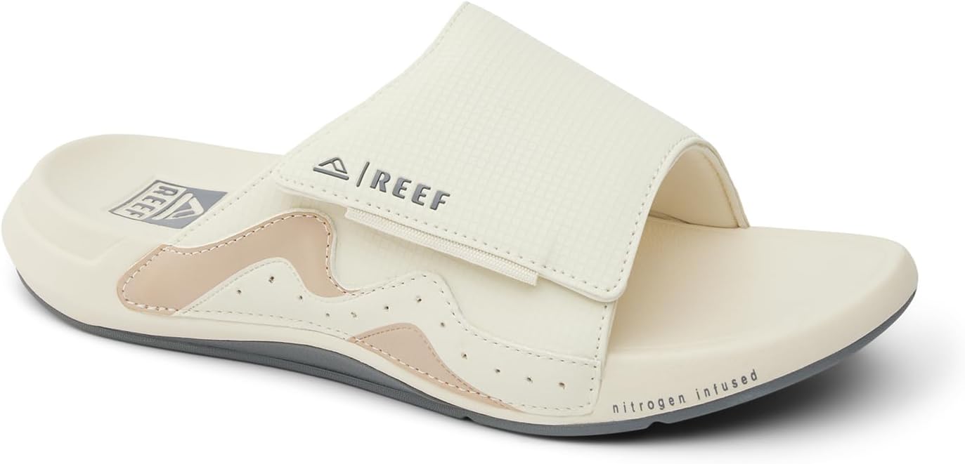 Мужские сандалии REEF Cruiser Slide, белый/бежевый/светло-белый — фото 2