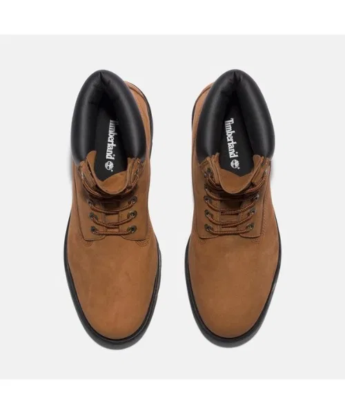 Ботинки классические 6 дюймов Timberland водонепроницаемые на 400 г утеплителе Primaloft коричневые — фото 2