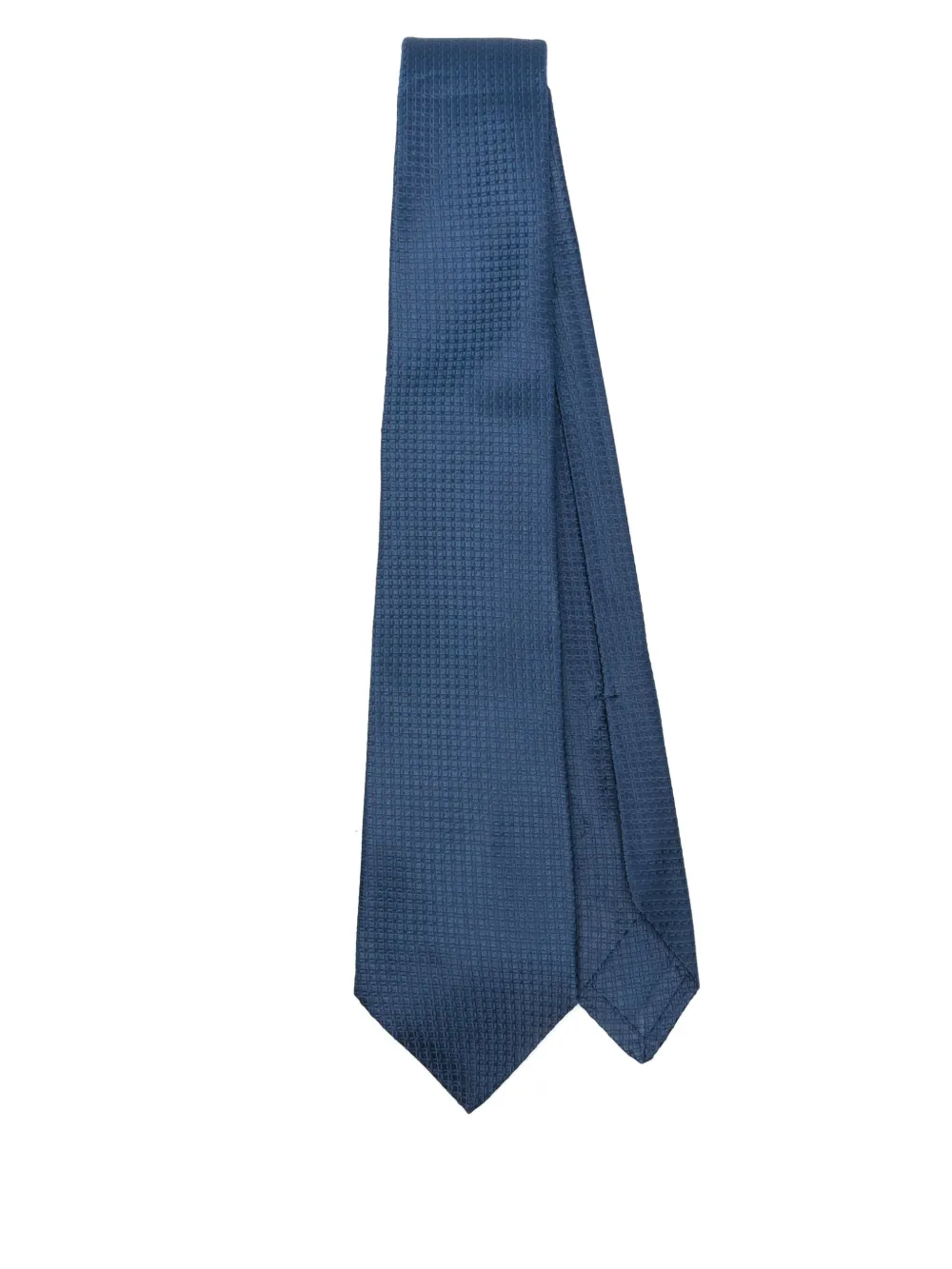 

Жаккардовый галстук с узором Kiton, синий