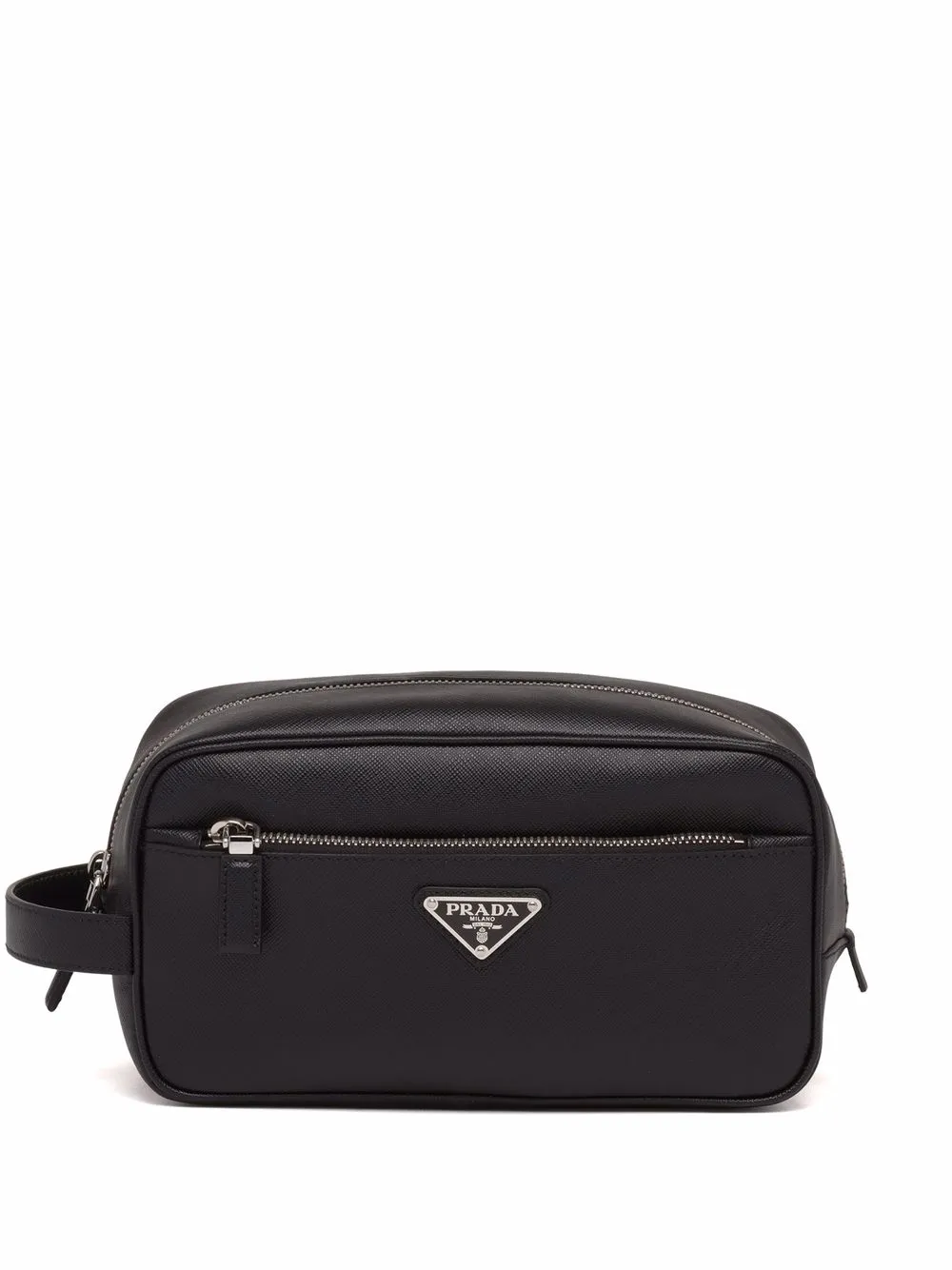 

Несессер с логотипом Prada, черный