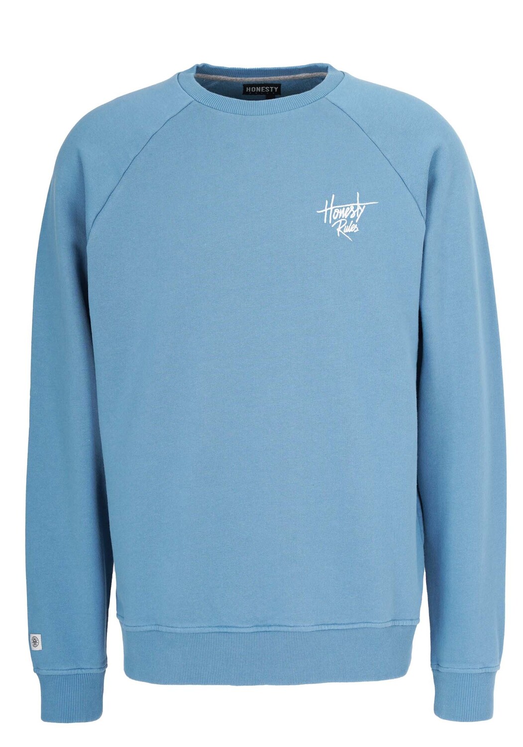 Толстовка HONESTY RULES Sweatwear Raglan Signature, цвет aegean blue — фото 3