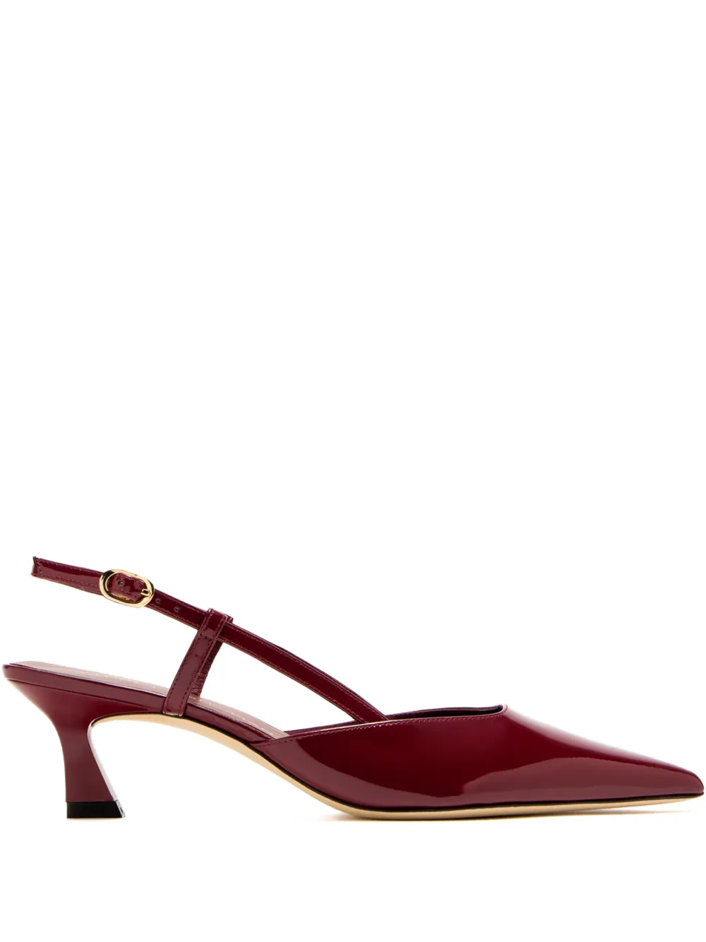 Туфли Vinnie 50 с ремешком на пятке Stuart Weitzman, красный