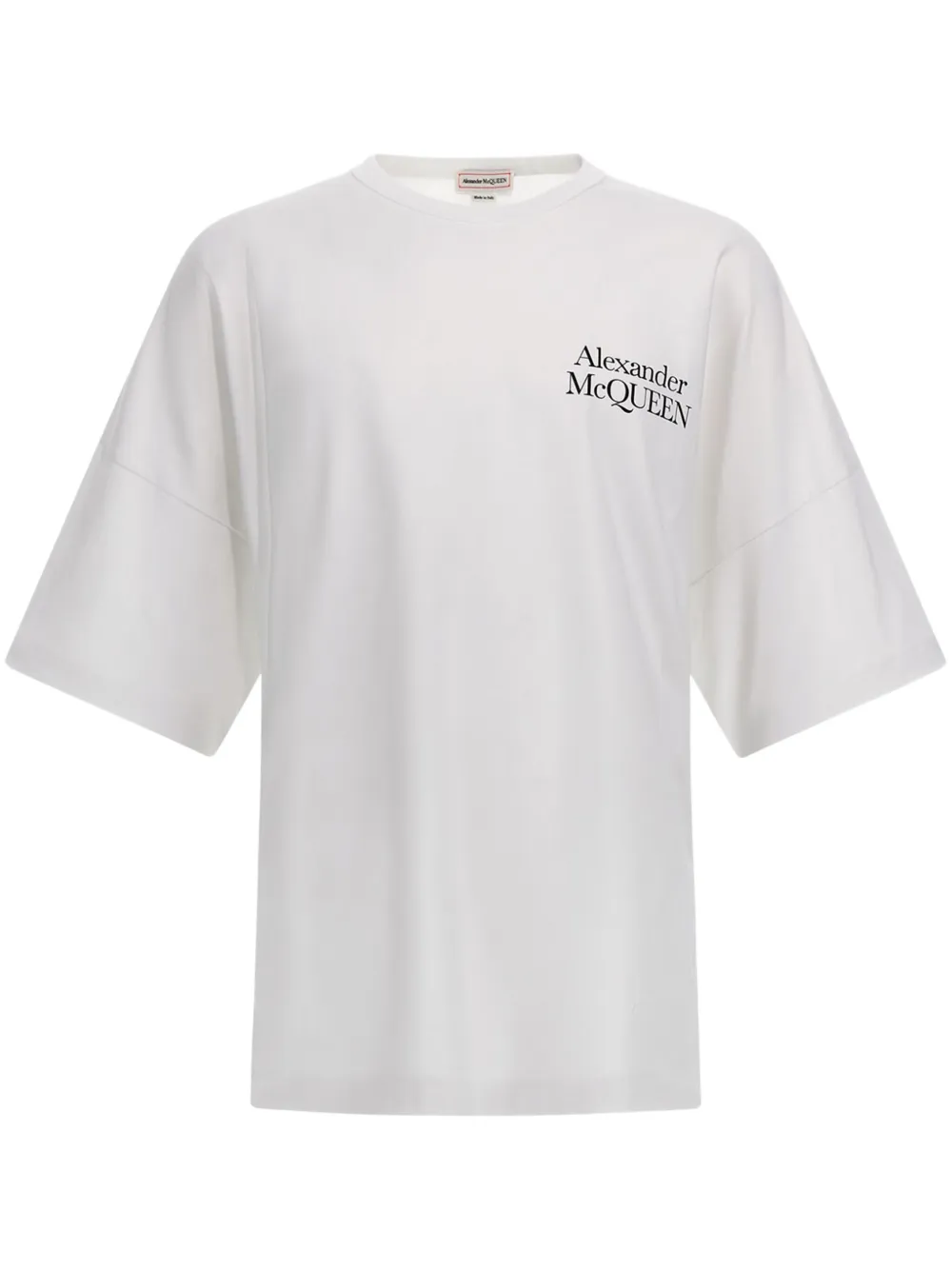 

Футболка с логотипом Alexander McQueen, белый