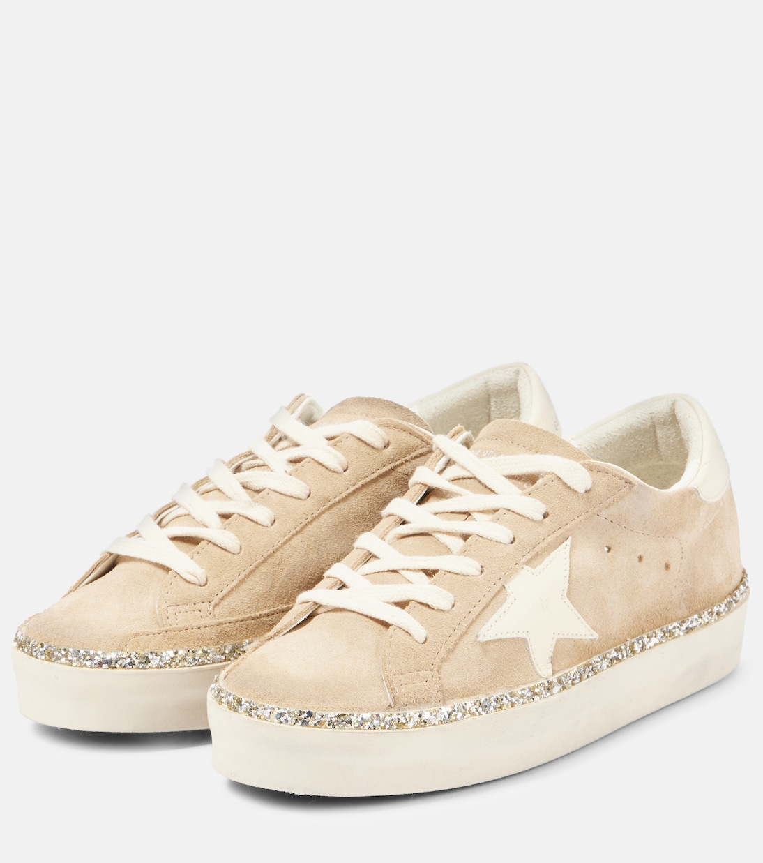 Hi Star замшевые кроссовки Golden Goose, Desert/Cream — фото 4