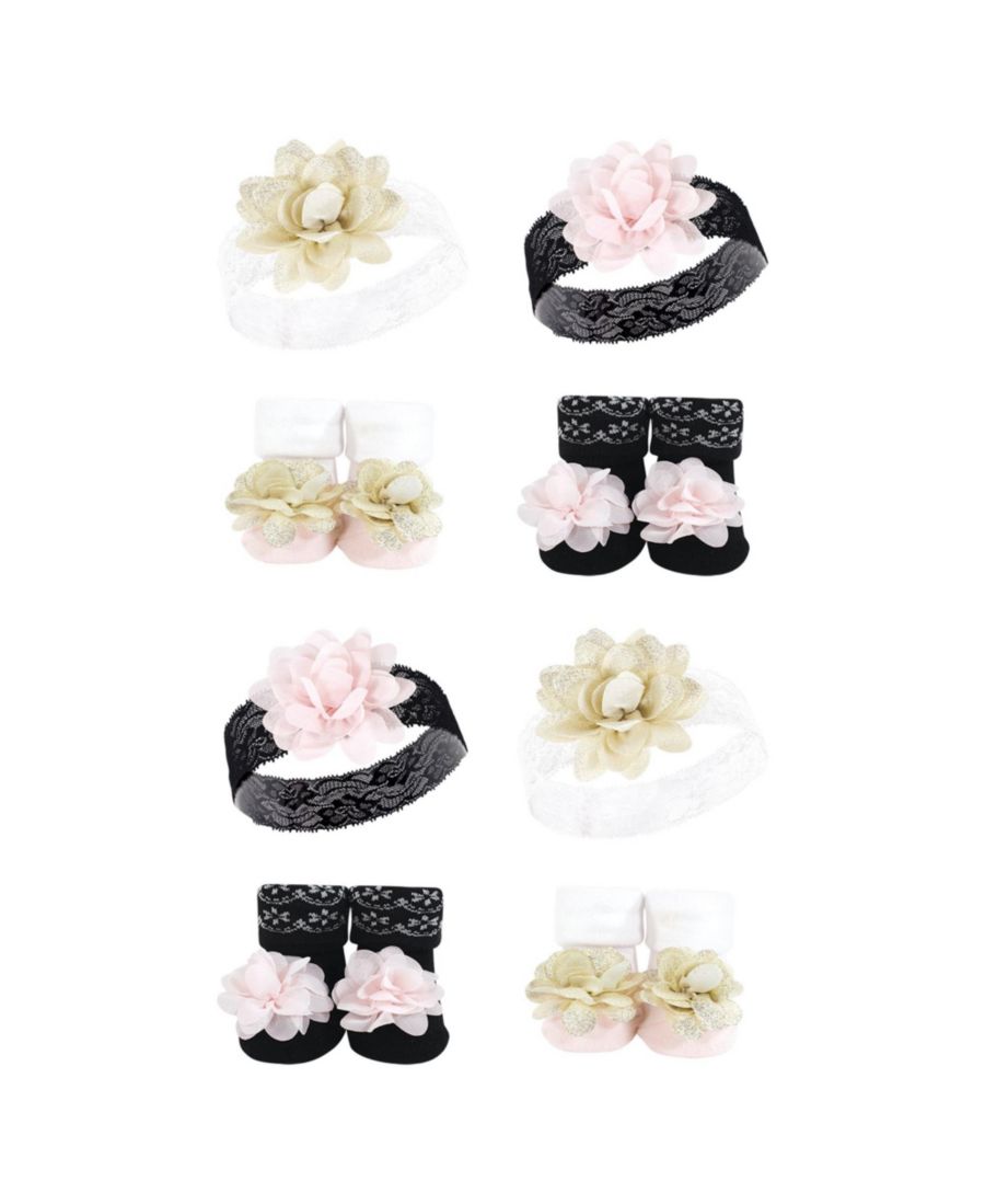 

Набор из 8 предметов: повязка на голову и носки Hudson Baby, Lace