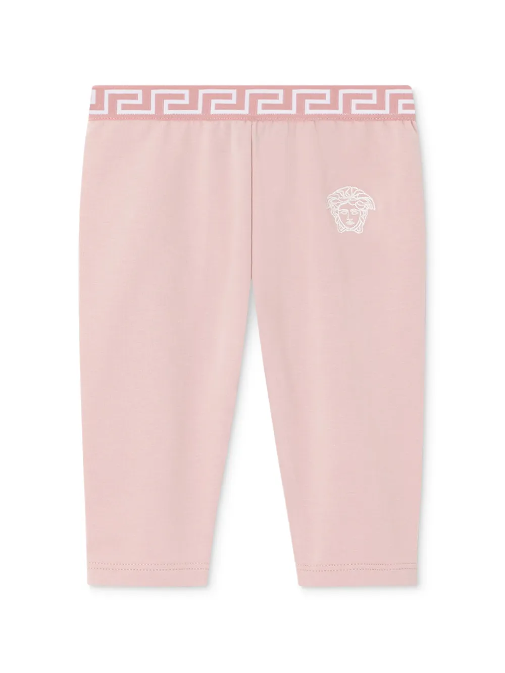 

Леггинсы с узором Greca Versace Kids, розовый