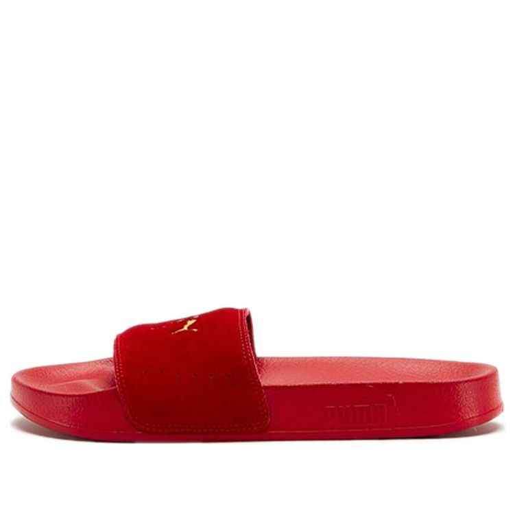 

Шлепанцы PUMA Leadcat Suede Slide Red, красный