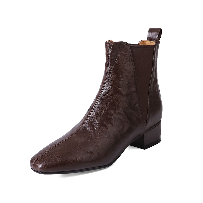 Ботильоны женские Echo&yolo, Brown Unlined