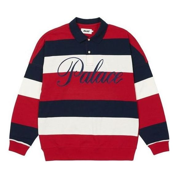

Поло Palace Classic Stripe Drop Shoulder Polo 'Red Navy White'
