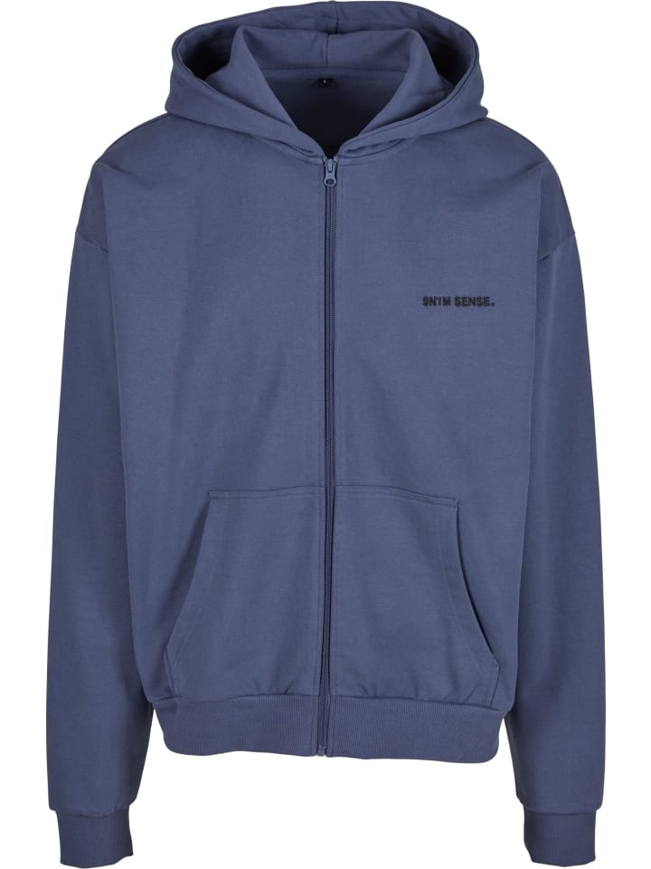 

Толстовка с капюшоном 9N1M SENSE Zip в винтажном синем цвете 9N1M SENSE
