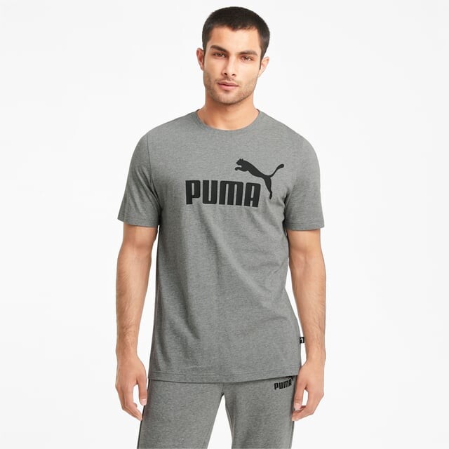 

Мужская футболка с логотипом Essentials Puma, серый