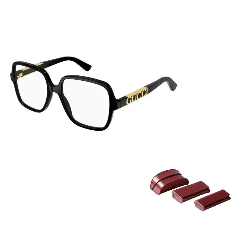 

Очки с квадратной оправой GUCCI, 001 (черный frame with transparent lens)