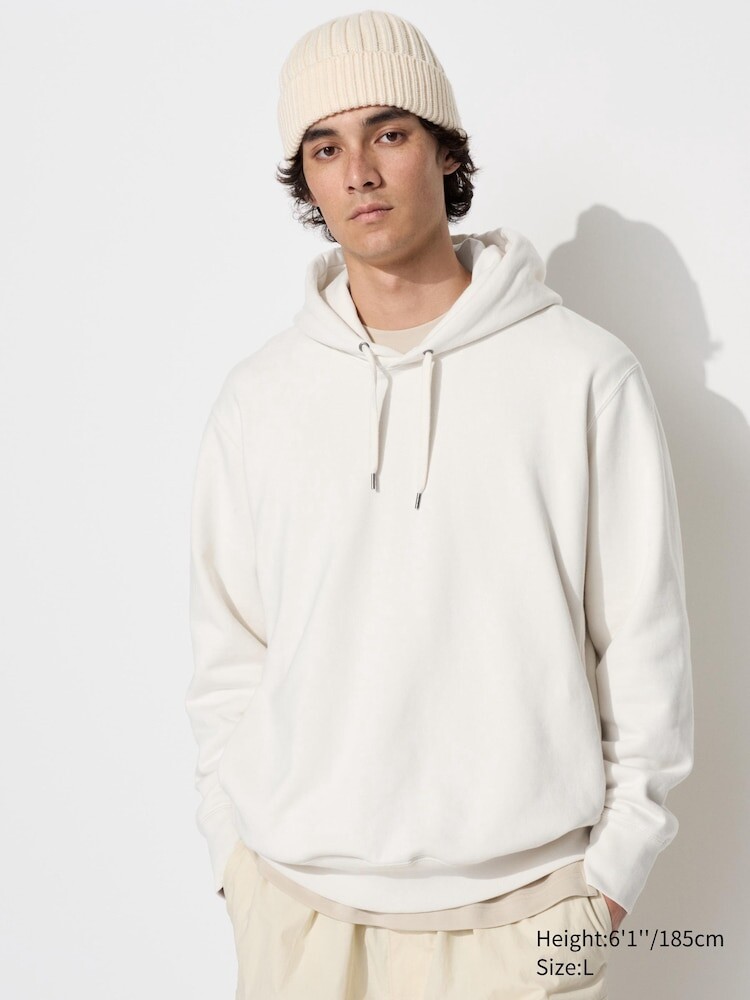 

Толстовка с капюшоном Uniqlo, цвет 01 белый