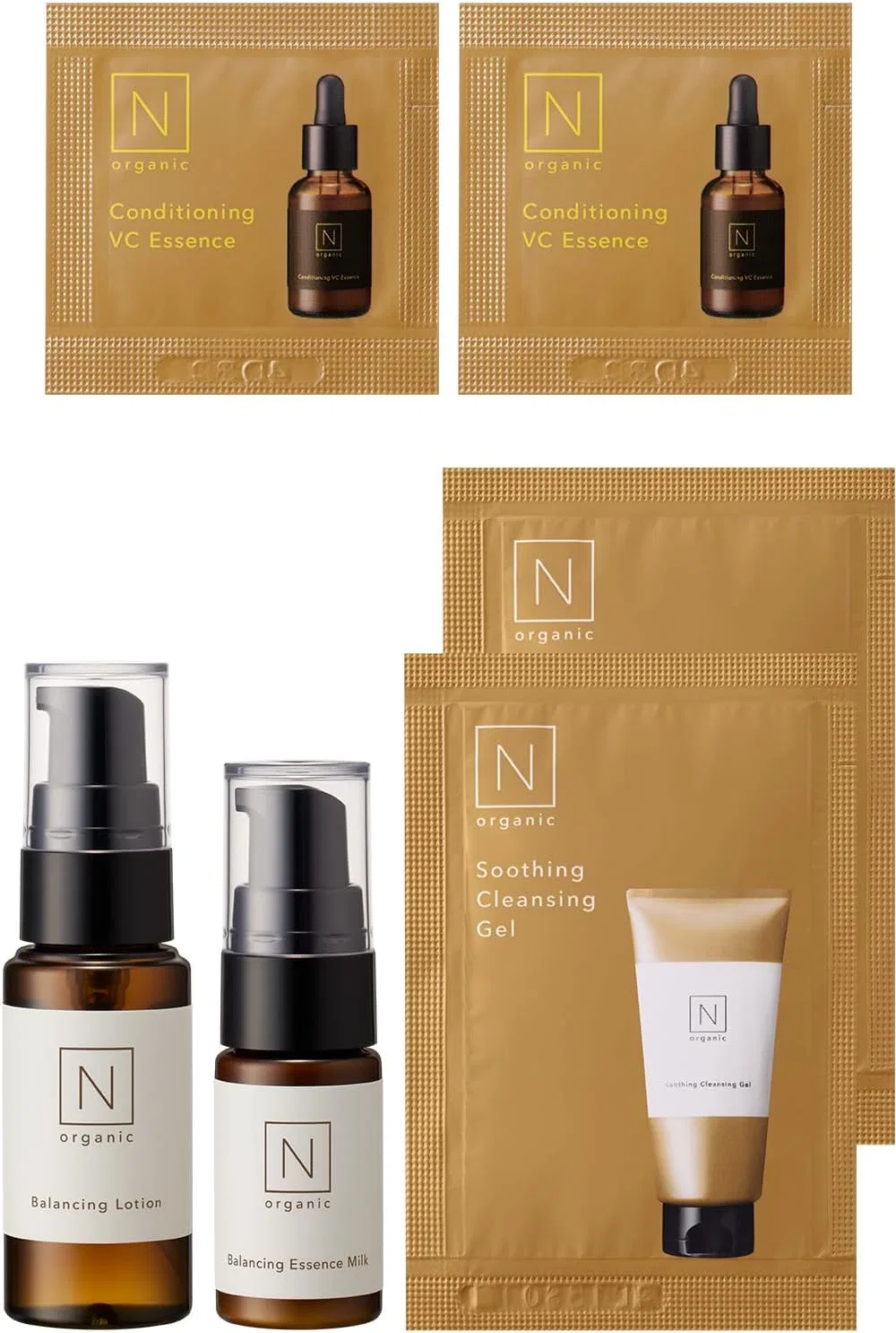 Набор пробный N Organic Basic Trial Set, увлажняющий, для сухой кожи, цитрусовый аромат