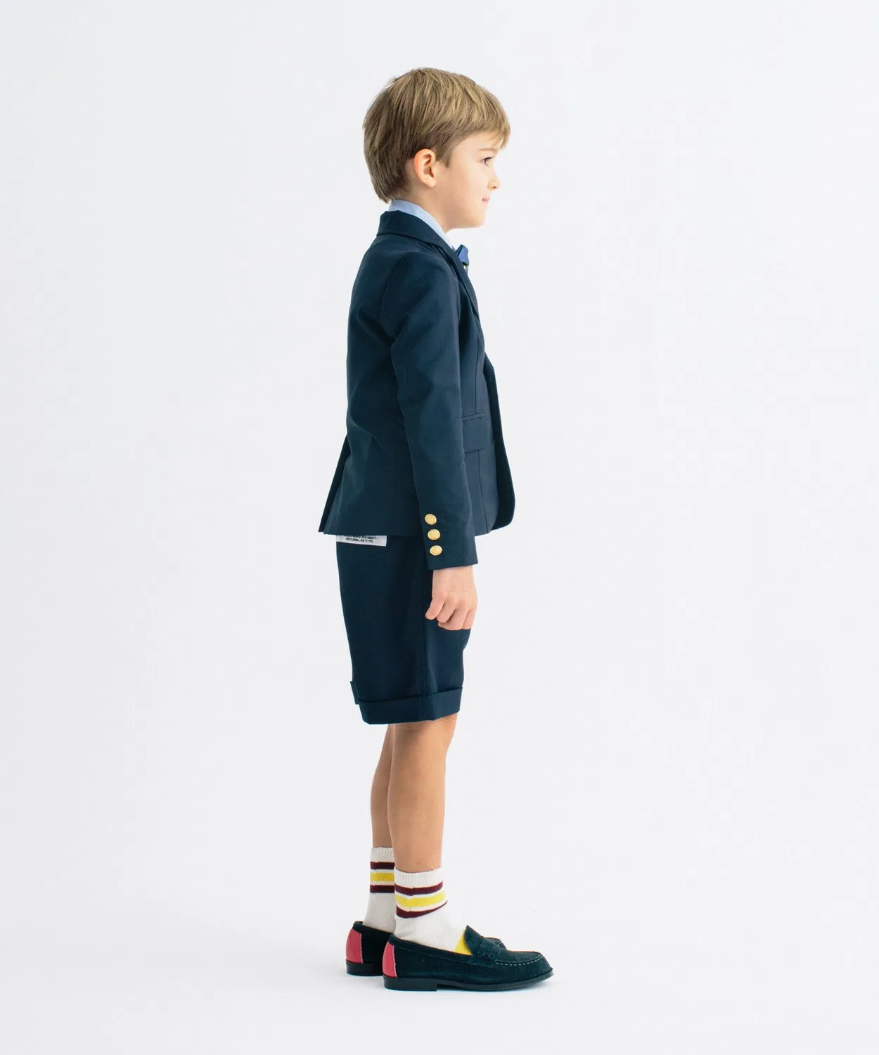 Детский костюм-двойка с пиджаком и брюками Smoothy Navy Blazer Set, тёмно-синий — фото 2