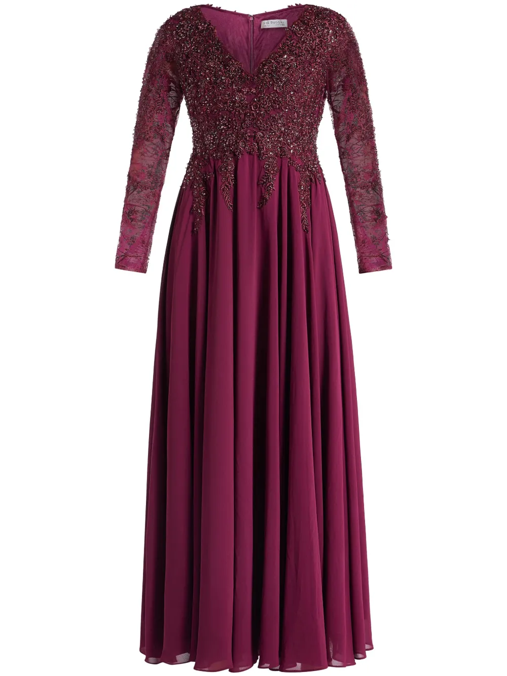 

Вечернее платье с вышивкой Mac Duggal, красный