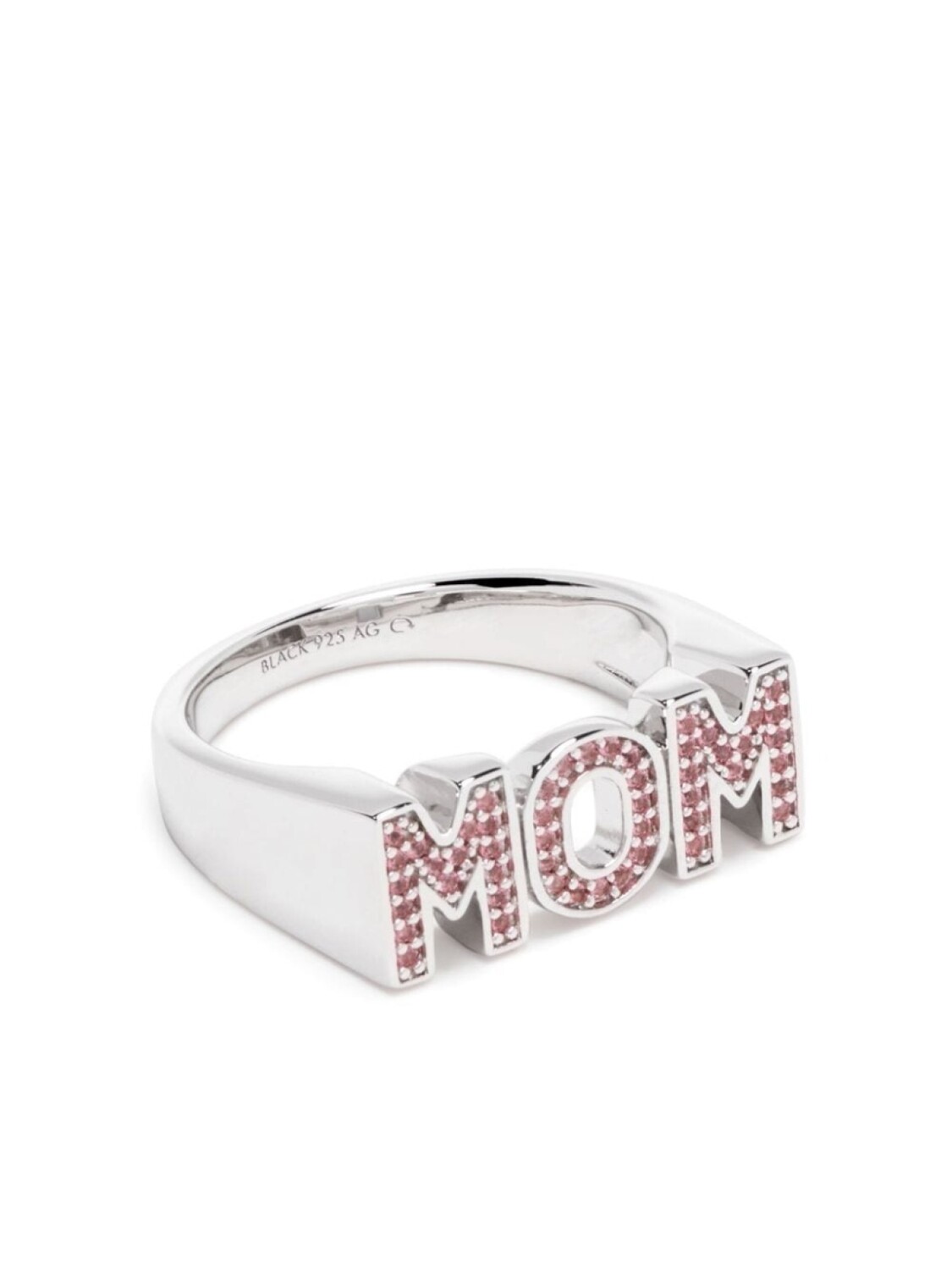 

Кольцо Mom с кристаллами Maria Black, серебряный