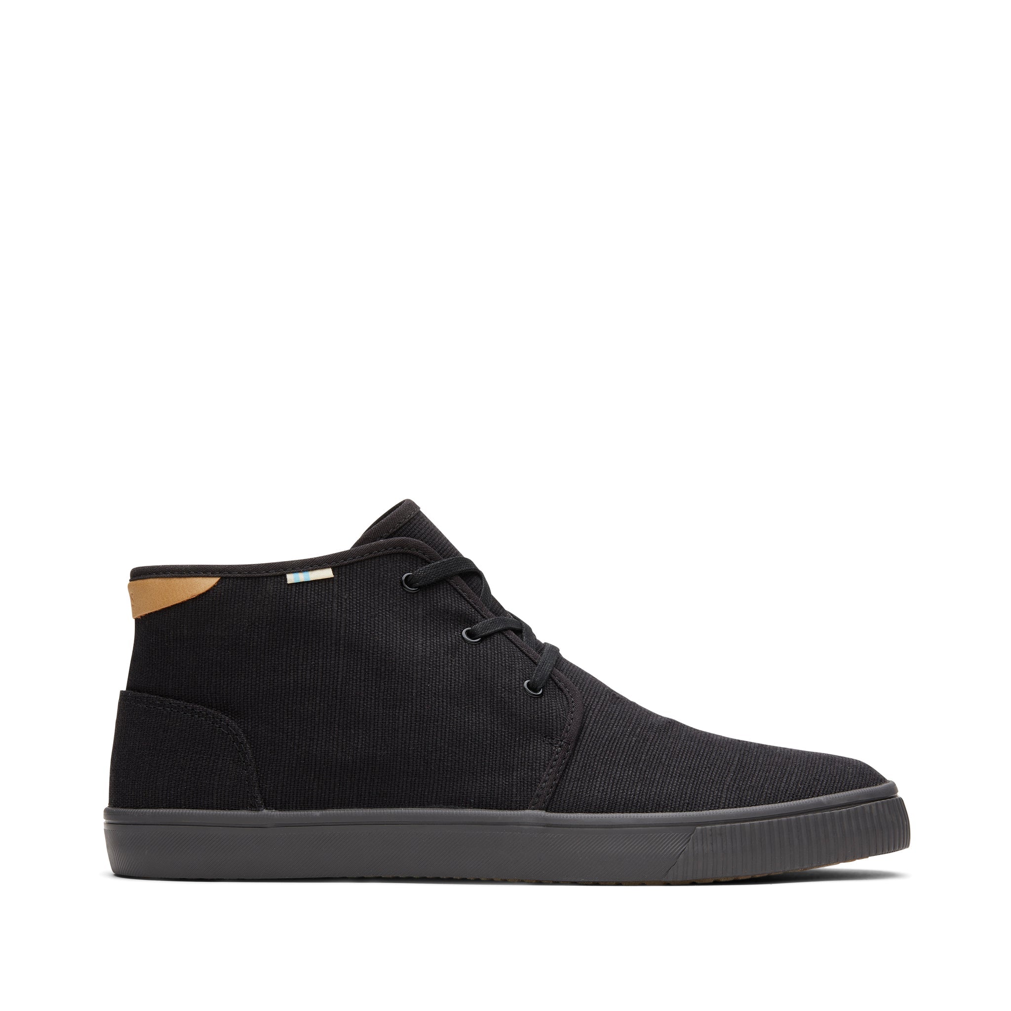 

Черные холщовые мужские кроссовки Carlo среднего размера TOMS Shoes