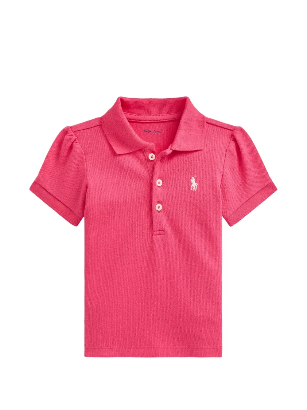 Рубашка-Поло с пышными рукавами Polo Ralph Lauren Kids, розовый