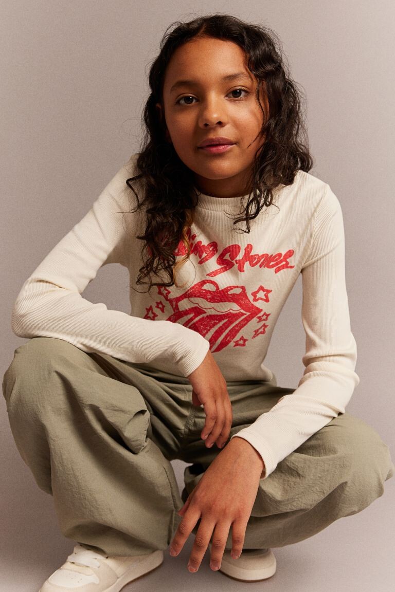 

Лонгслив H&M, белый