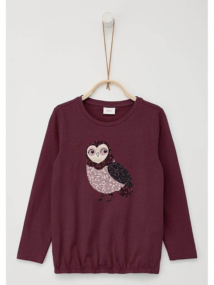 

Лонгслив s.Oliver Longsleeve, бордо