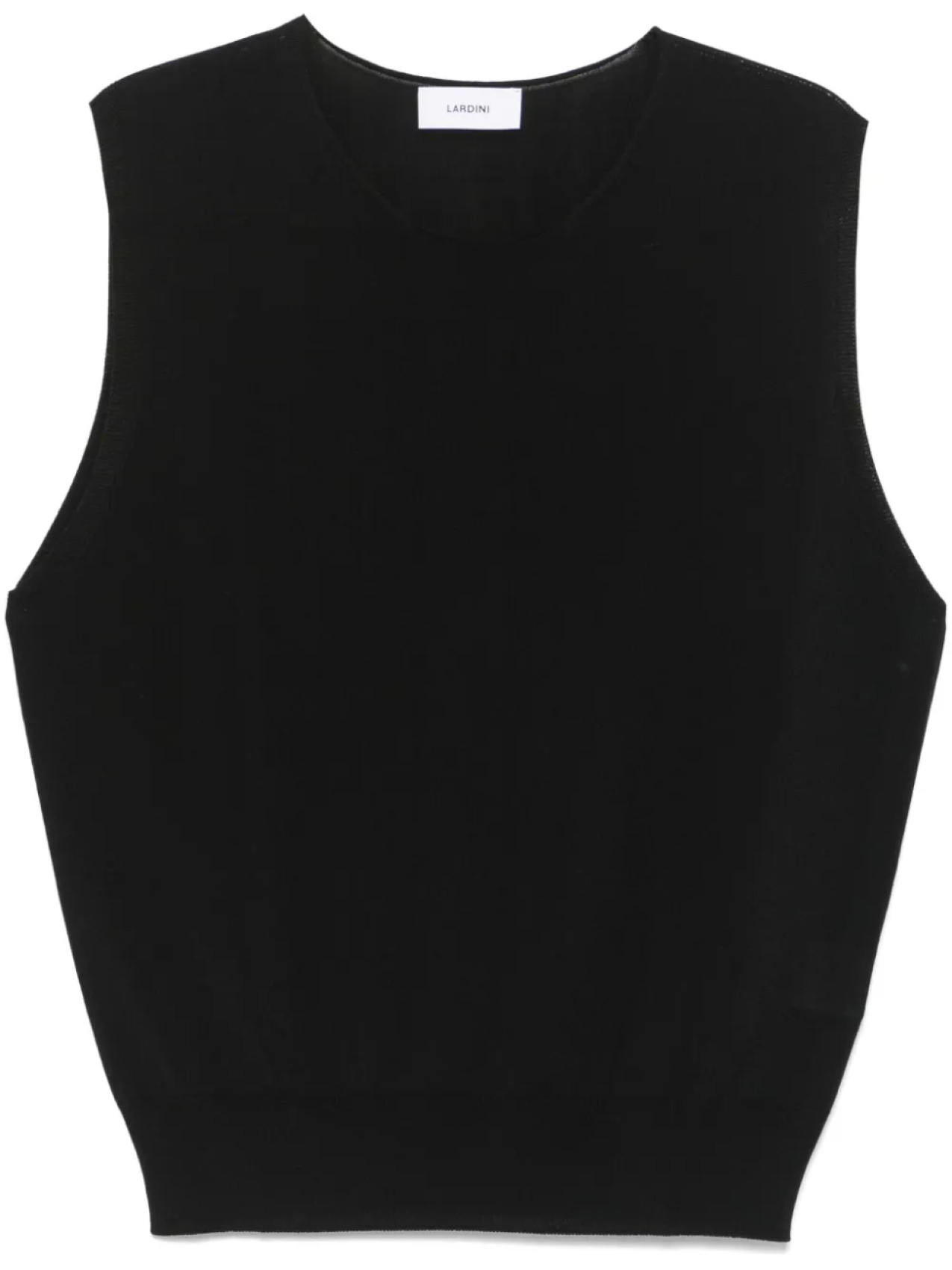 

Жилет тонкой вязки Lardini, черный